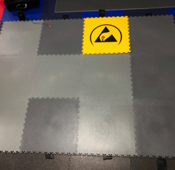 ESD floor with safety tile scaled