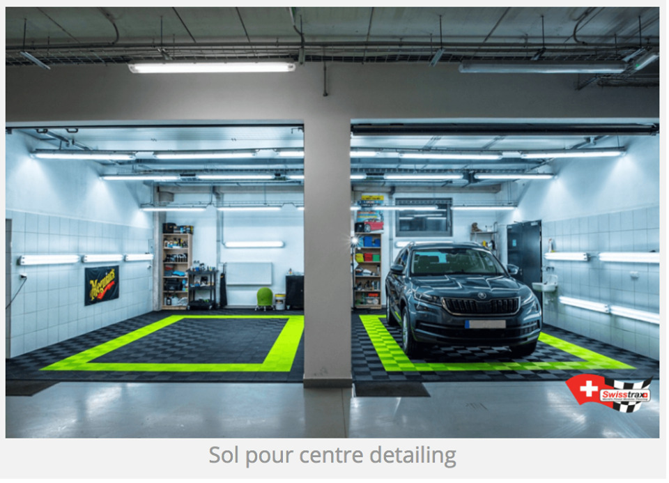 Dalle PVC - Revêtement Sol de Garage pour Professionnels